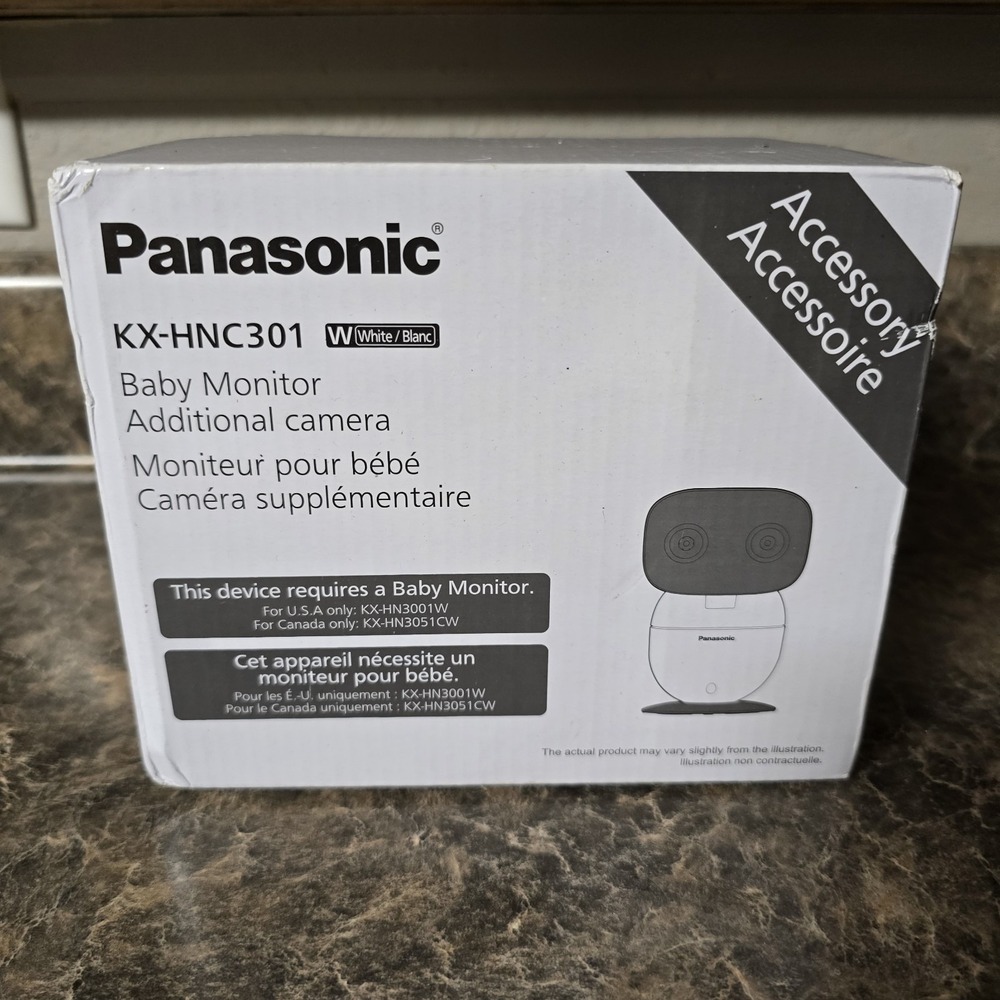 Panasonic Baby Monitor Additional Camera with Remote Pan/Tilt/Zoom KX-HNC301W